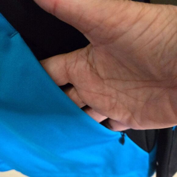 Under Armour Men's Loose Fit Full-Zip Jacket Size S Blue & Black Polyester - Picture 3 of 5